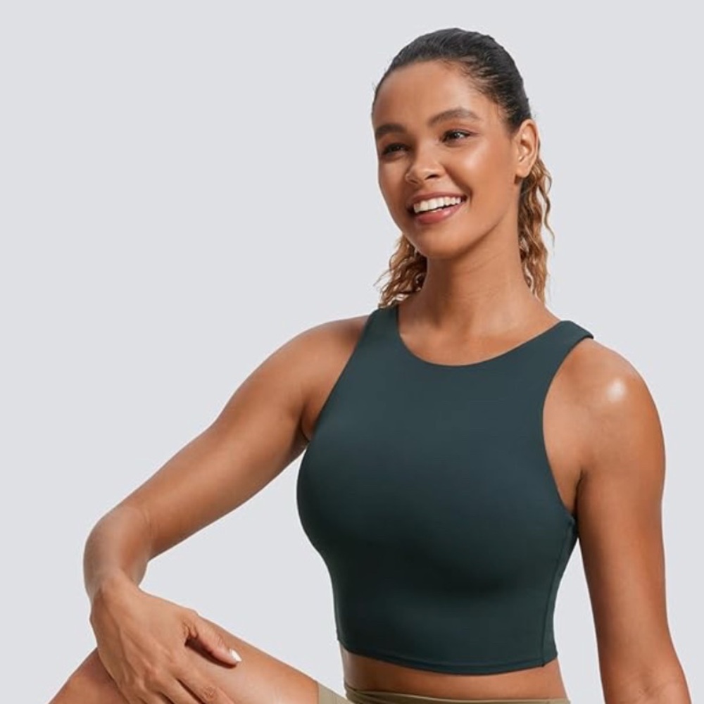 CRZ YOGA Gray Sports Bra Intimates & Sleepwear
